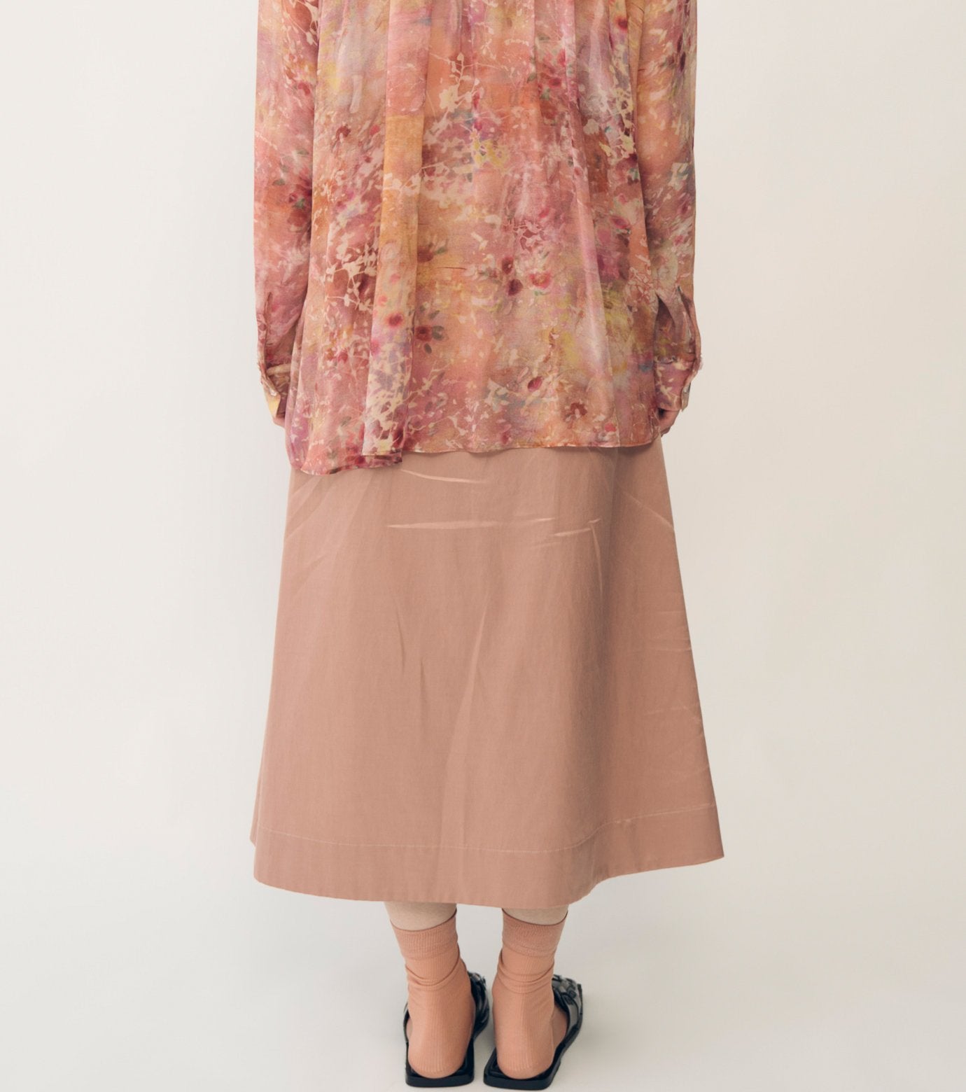 Skirt w/Front Draped Detail