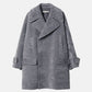 Needle-Punched Velvet Over Coat
