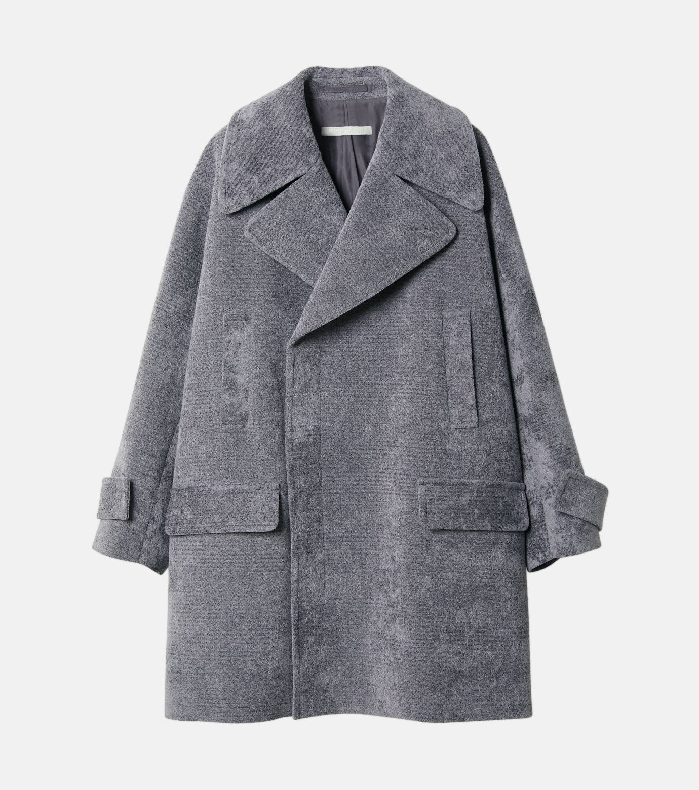 Needle-Punched Velvet Over Coat