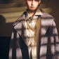 Needle-Punched Velvet Over Coat