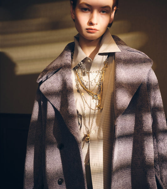 Needle-Punched Velvet Over Coat