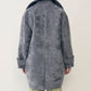 Needle-Punched Velvet Over Coat