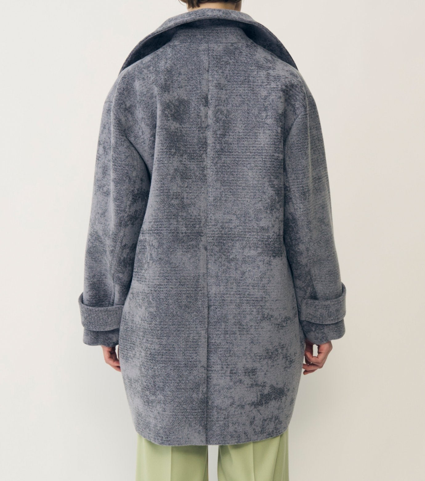 Needle-Punched Velvet Over Coat