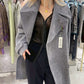 Needle-Punched Velvet Over Coat