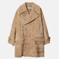 Needle-Punched Velvet Over Coat