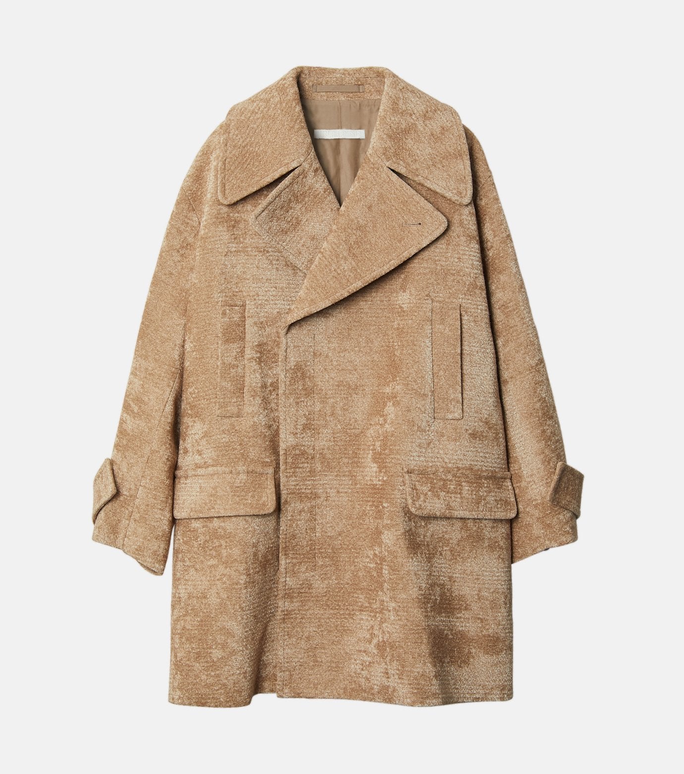 Needle-Punched Velvet Over Coat