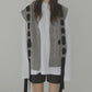 Tape Detail Knit Vest