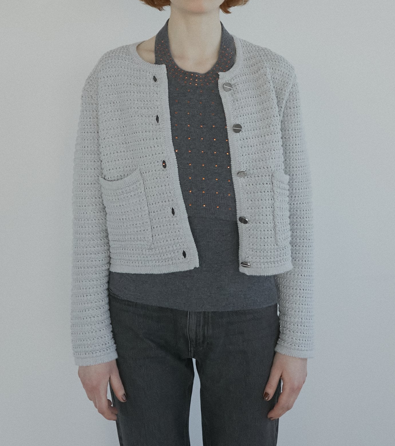 Waffle Knit Jacket