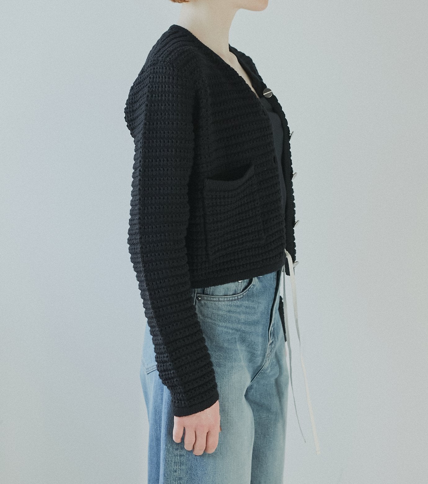 Waffle Knit Jacket