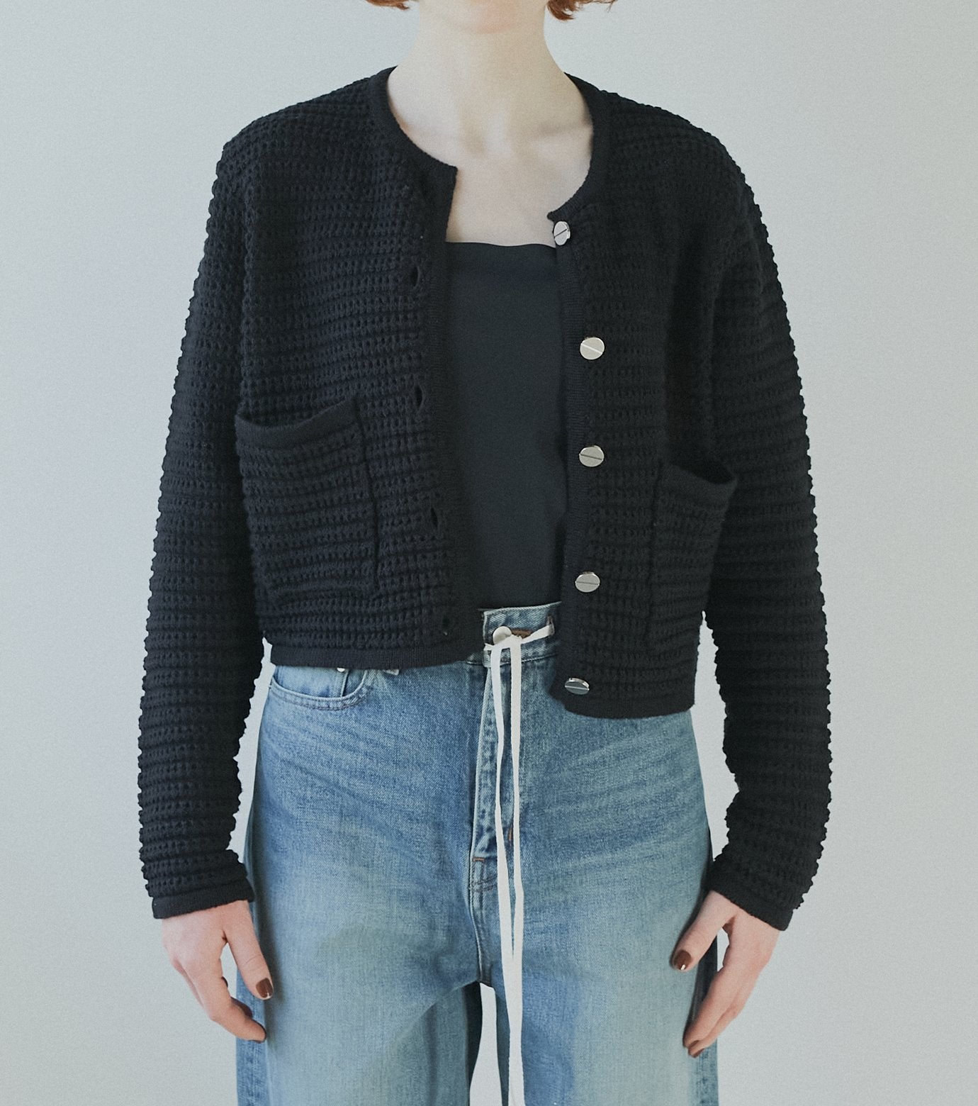 Waffle Knit Jacket