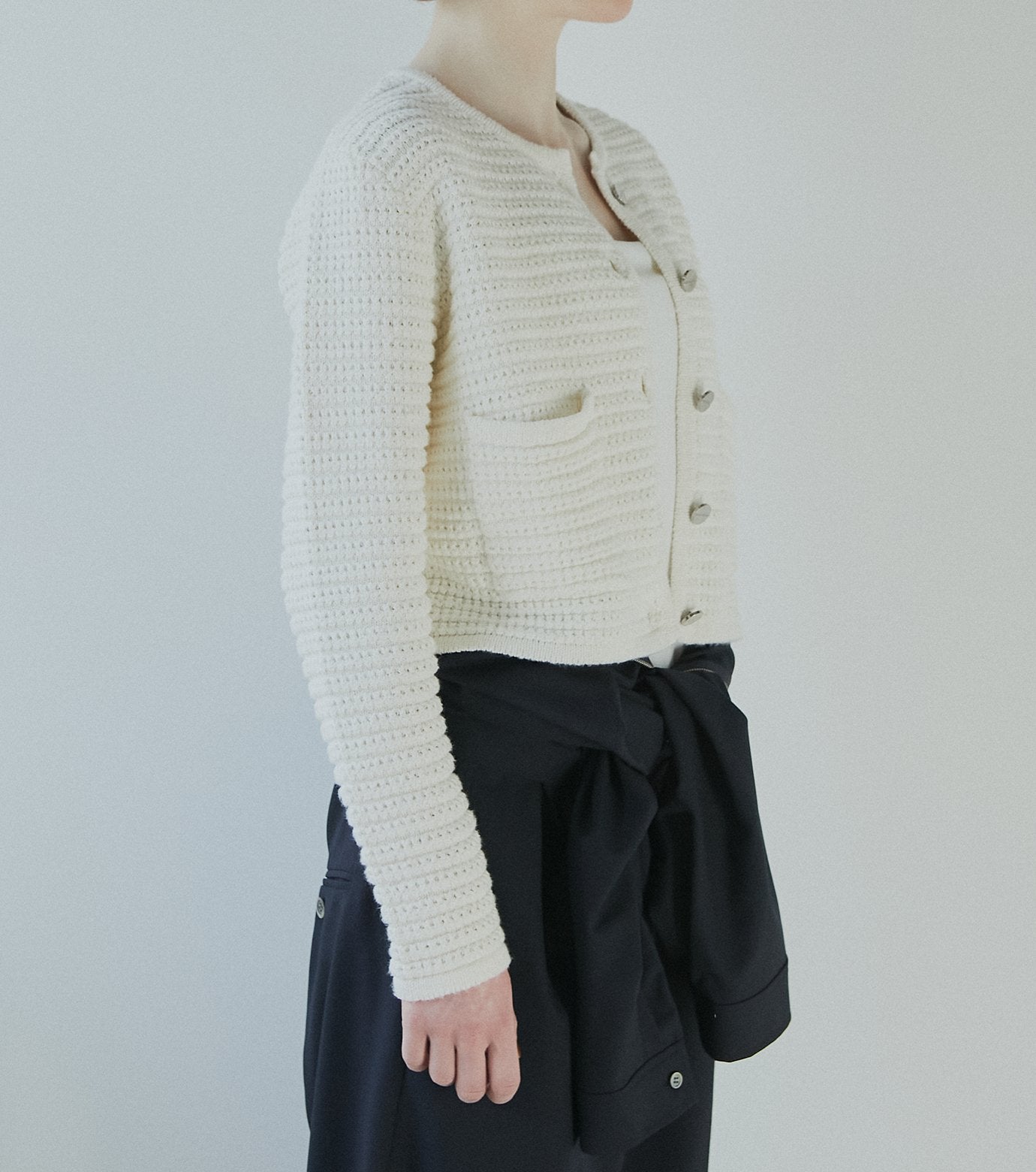 Waffle Knit Jacket