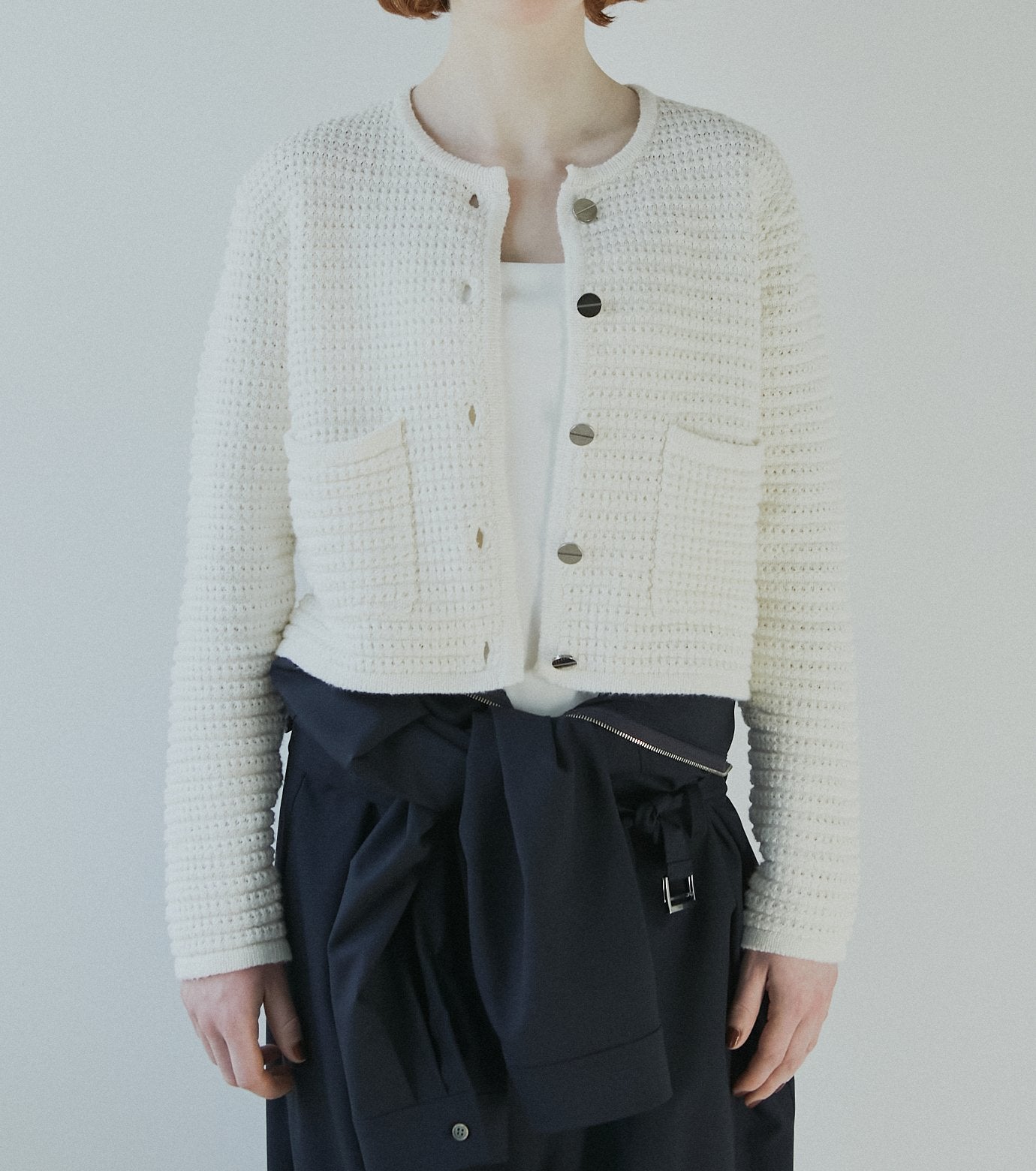 Waffle Knit Jacket