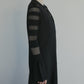 Sheer Rib Stripes Knit