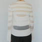 Sheer Rib Stripes Knit