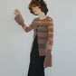 Sheer Rib Stripes Knit