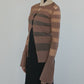 Sheer Rib Stripes Knit