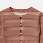 Sheer Rib Stripes Knit