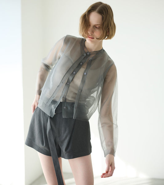 Sheer Layered Cardigan