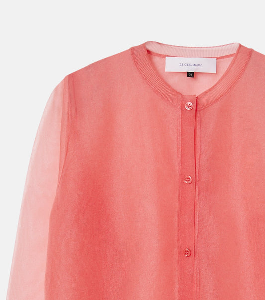 Sheer Layered Cardigan