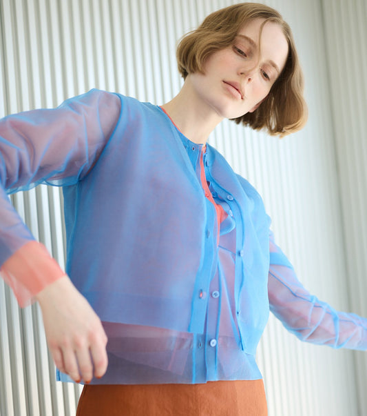 Sheer Layered Cardigan