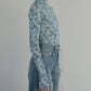 Flower Print Sheer Top