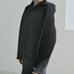 Drape Hoodie Blouson