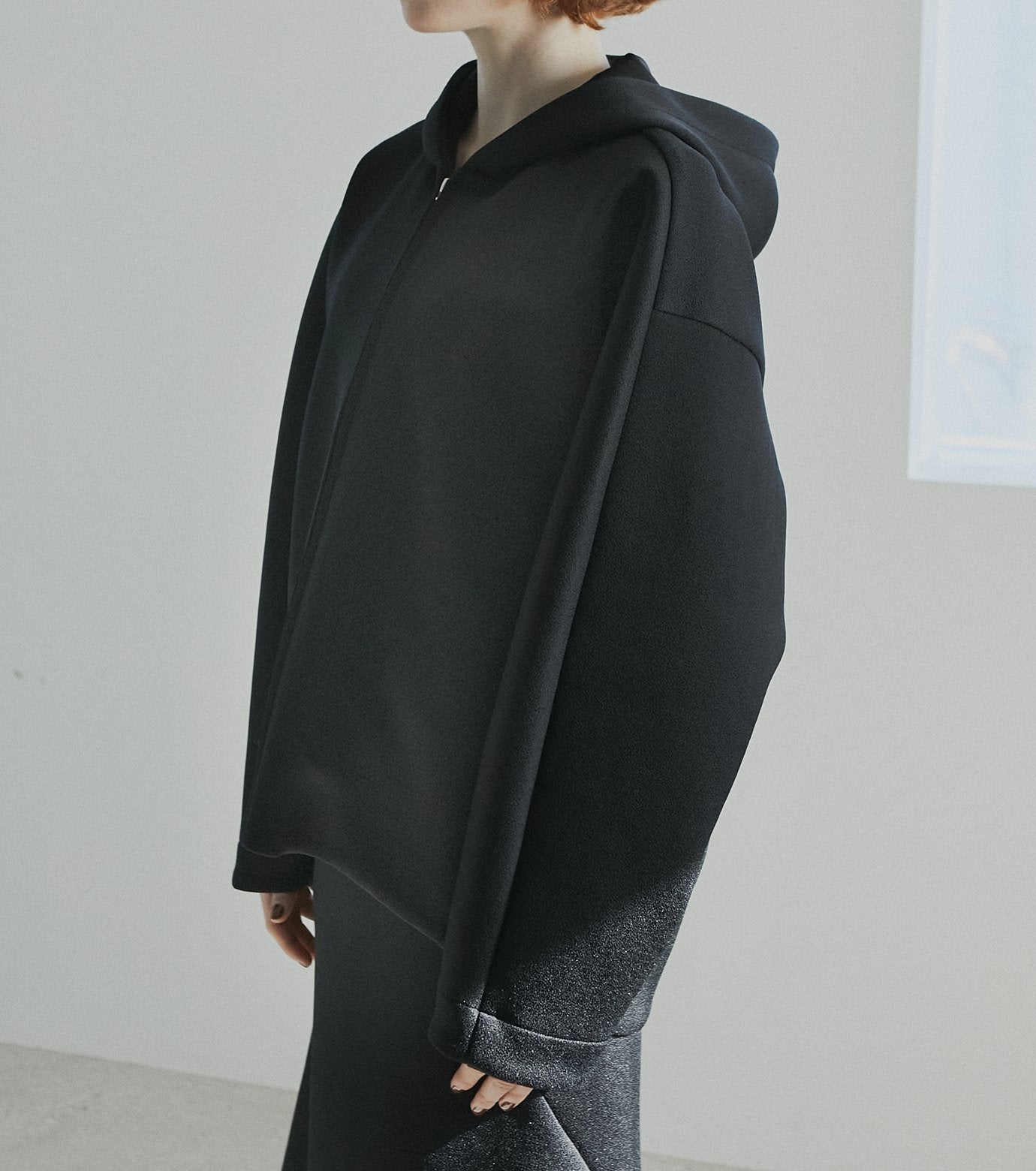 Drape Hoodie Blouson