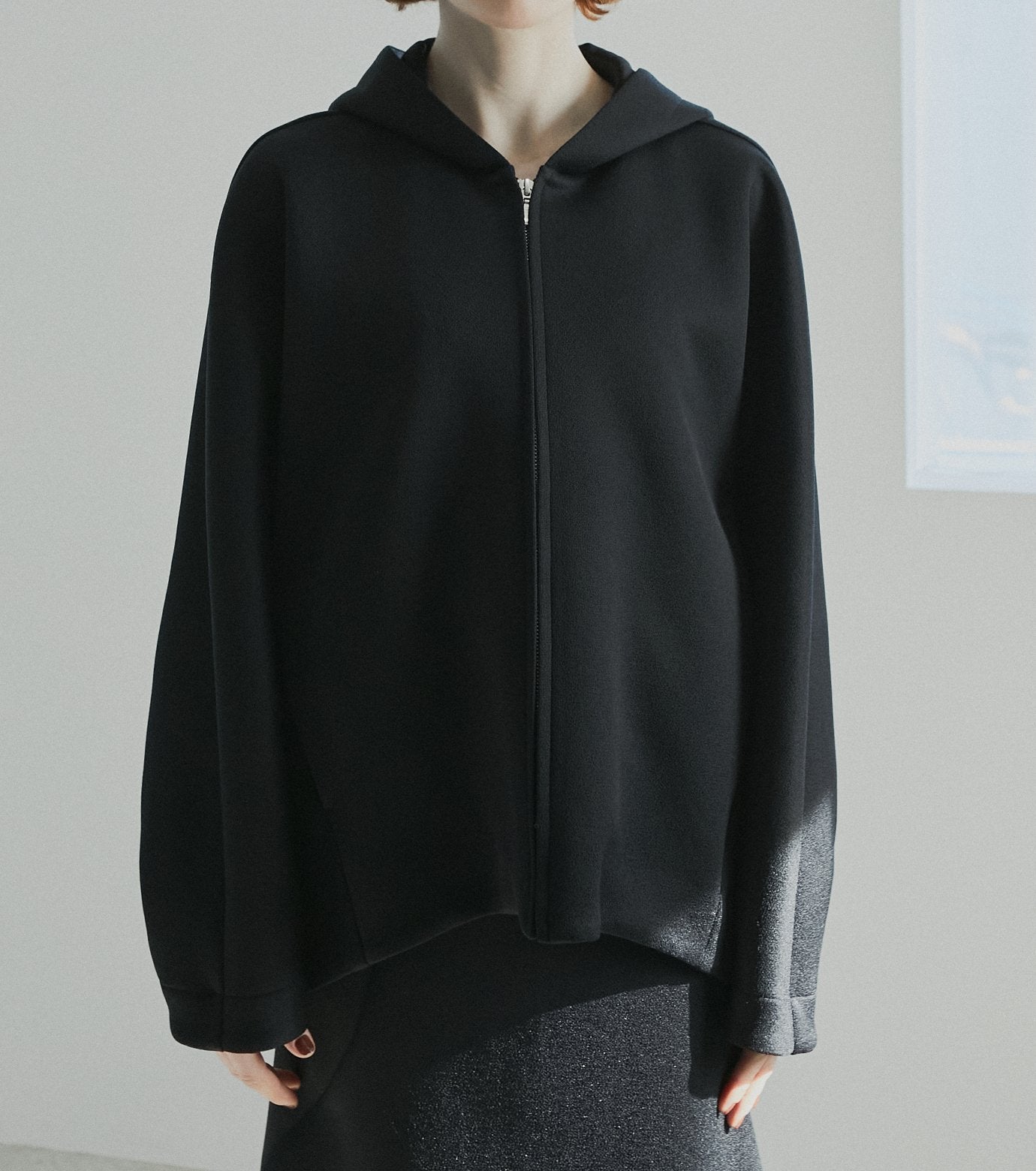 Drape Hoodie Blouson