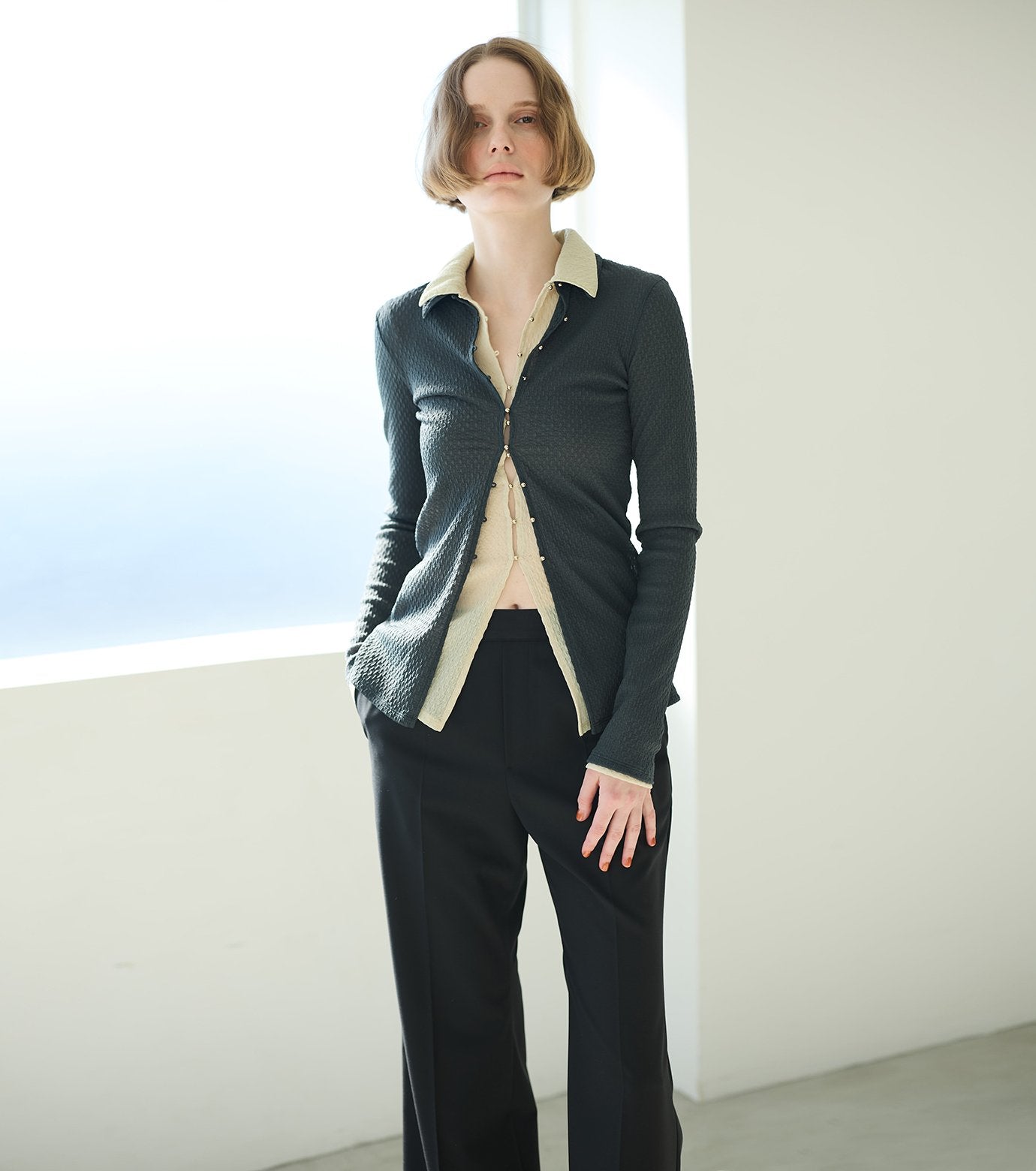 Sheer Russel Cut Tops