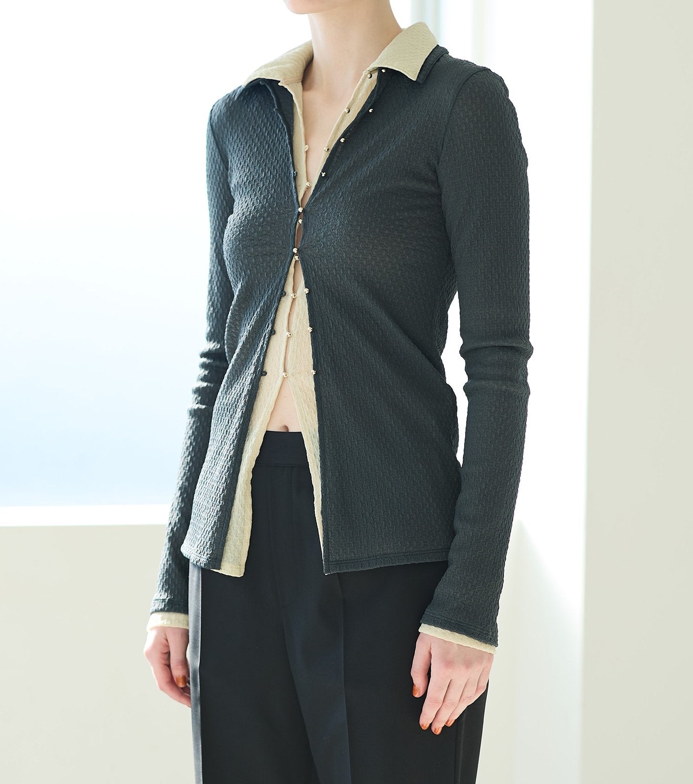 Sheer Russel Cut Tops