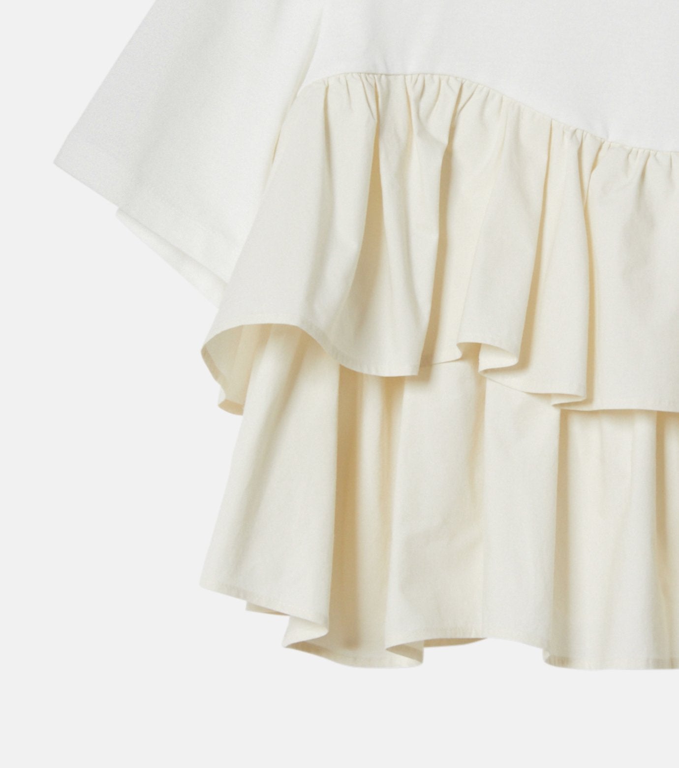 Short Ruffle Cut Tops