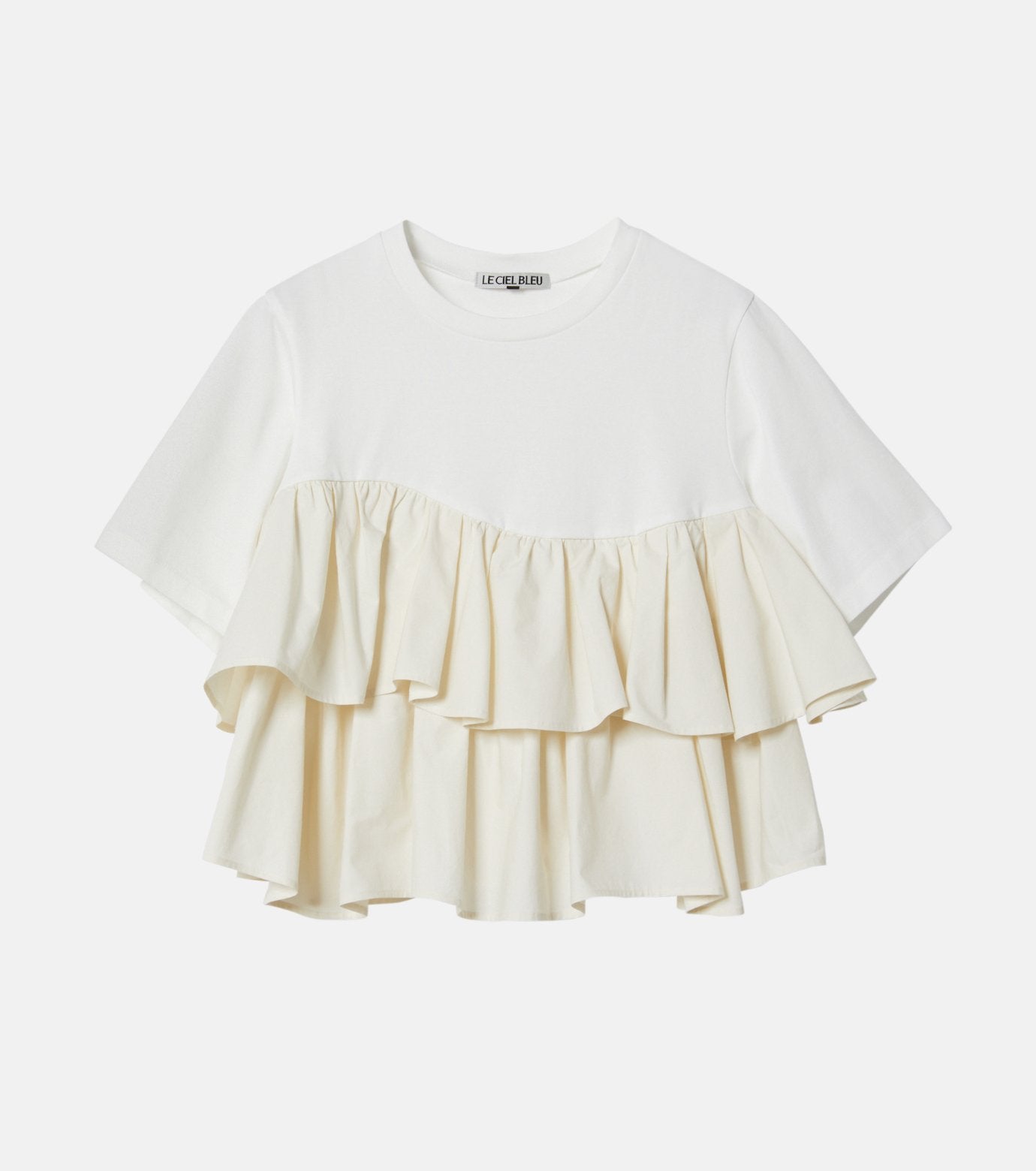 Short Ruffle Cut Tops