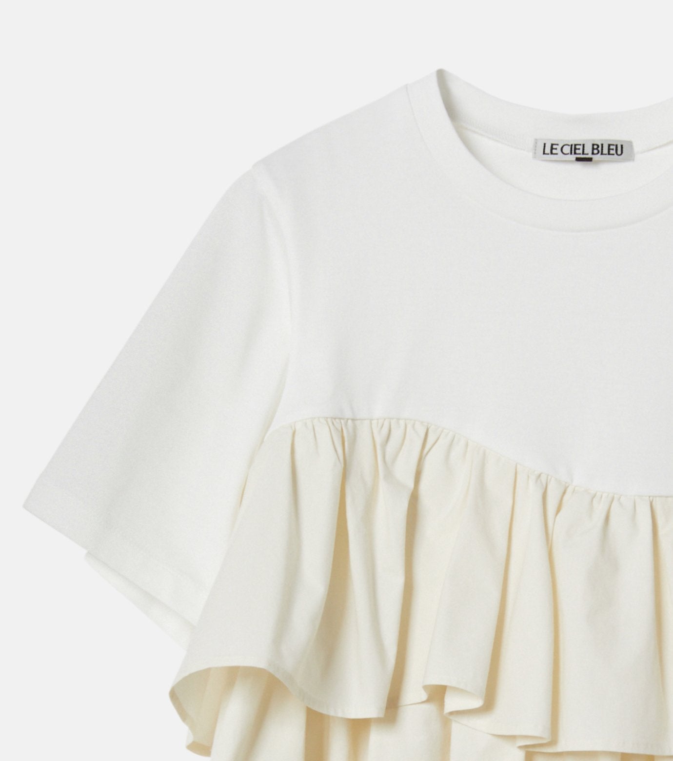 Short Ruffle Cut Tops