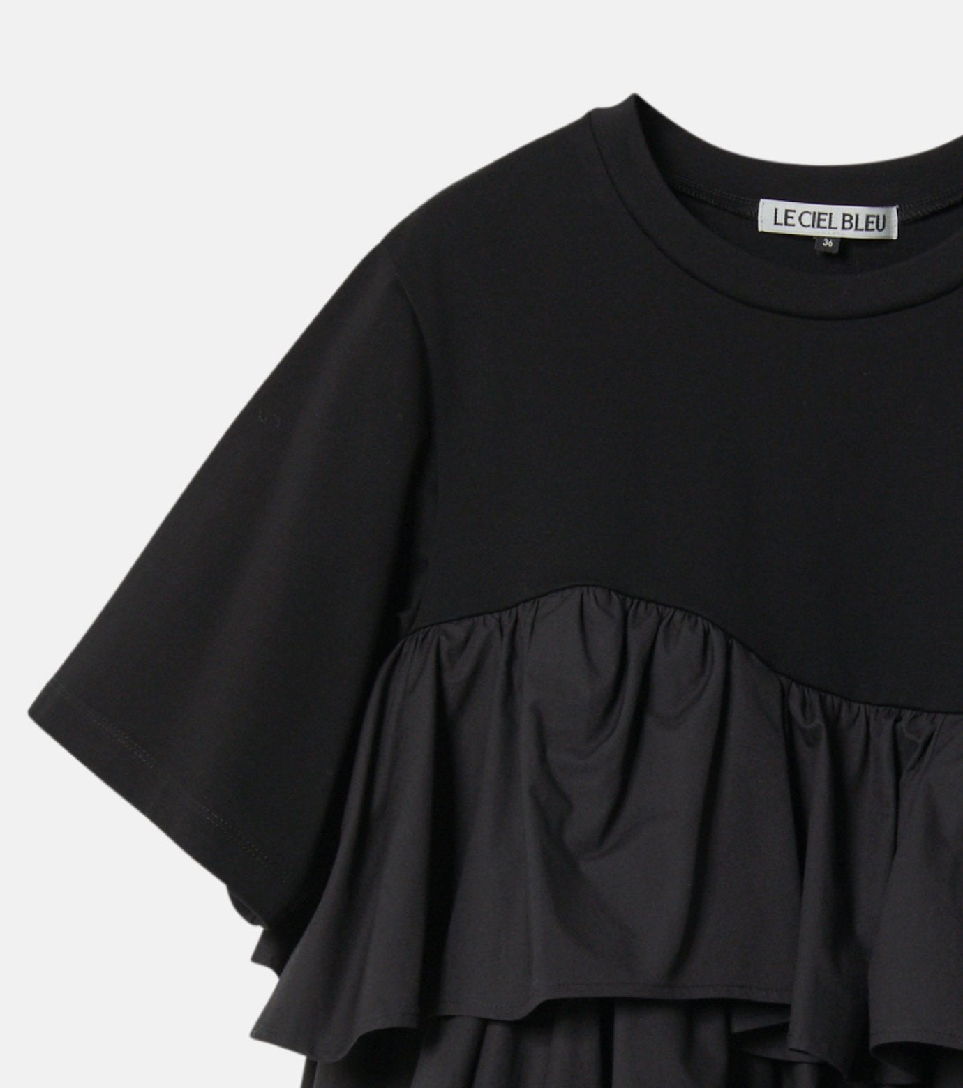 Short Ruffle Cut Tops