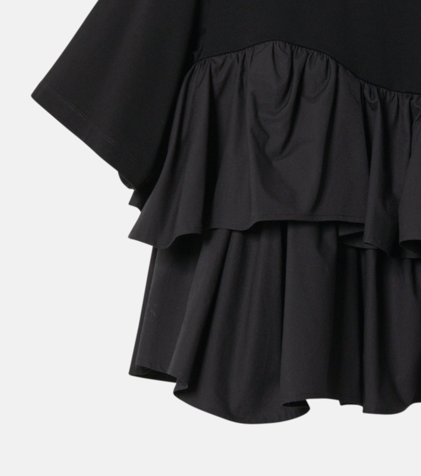 Short Ruffle Cut Tops