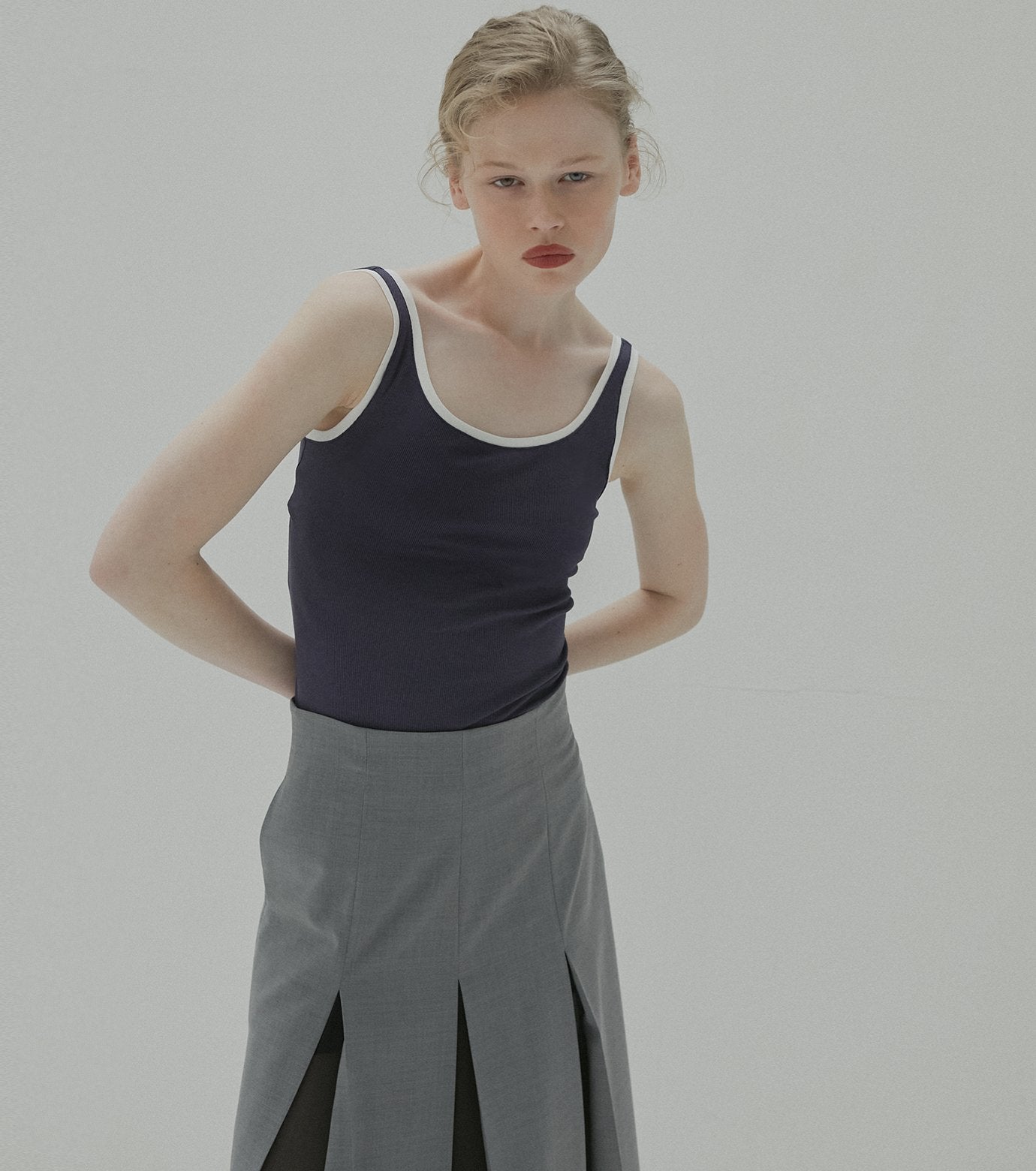 Color Trimmed Tank Top