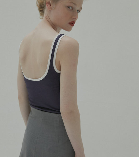 Color Trimmed Tank Top