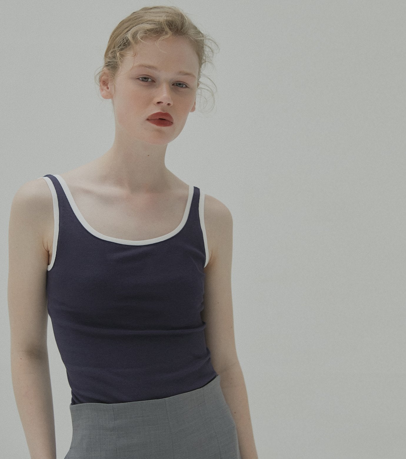 Color Trimmed Tank Top