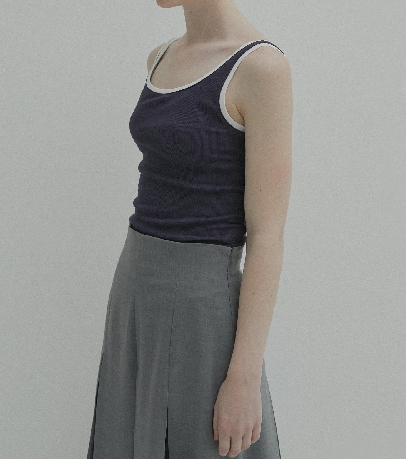 Color Trimmed Tank Top