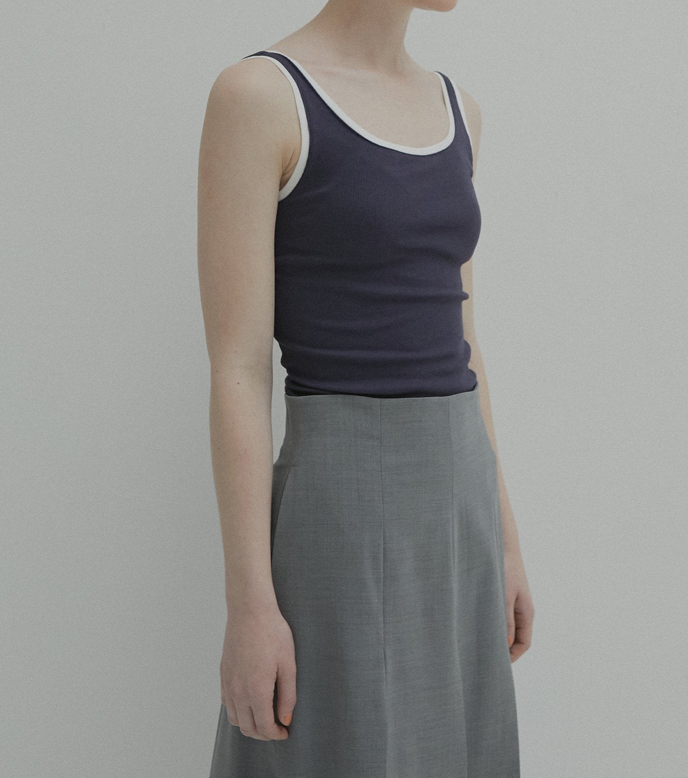Color Trimmed Tank Top