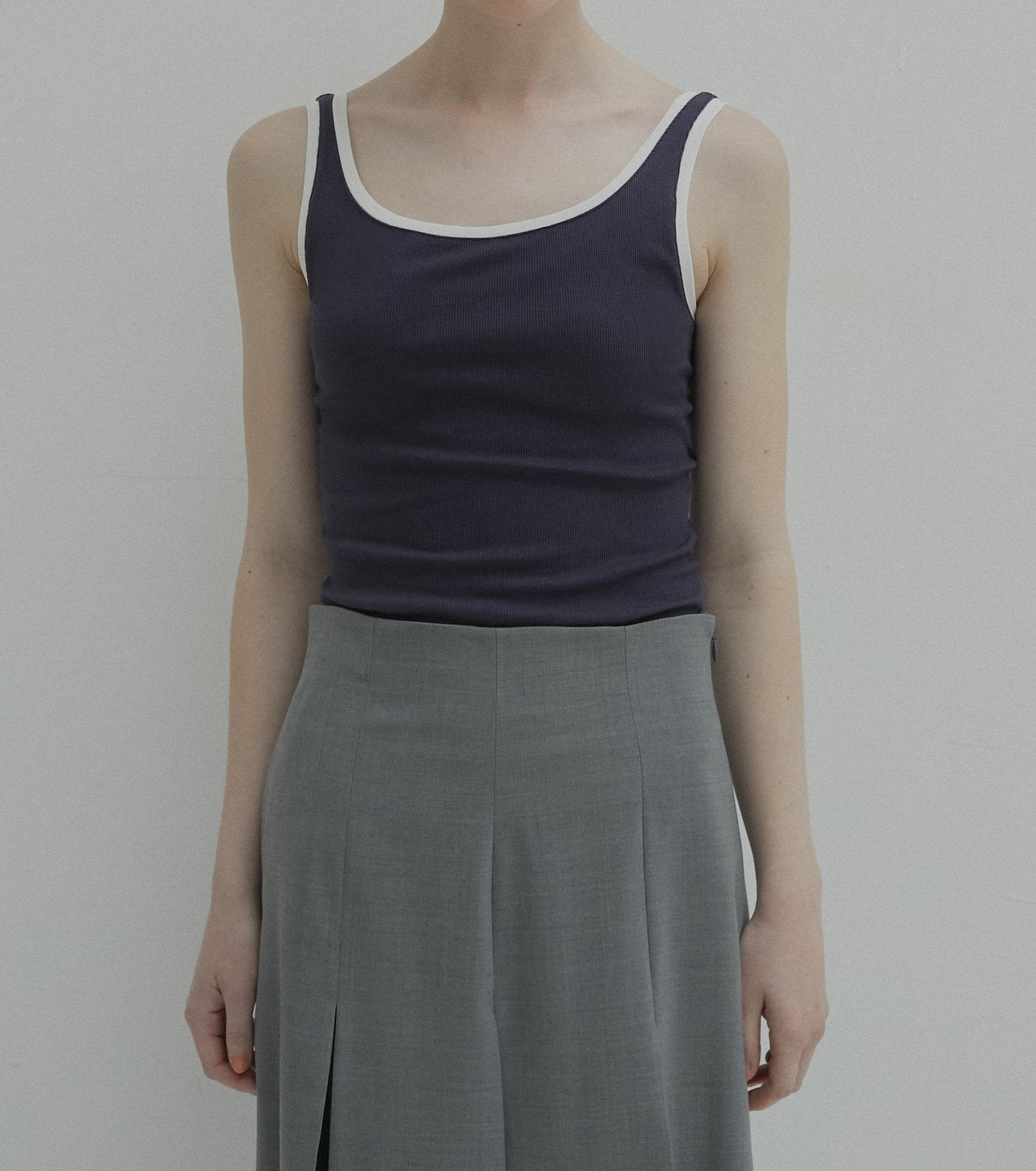 Color Trimmed Tank Top
