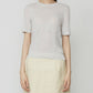Semi Sheer Triangle Bra Jersey Top