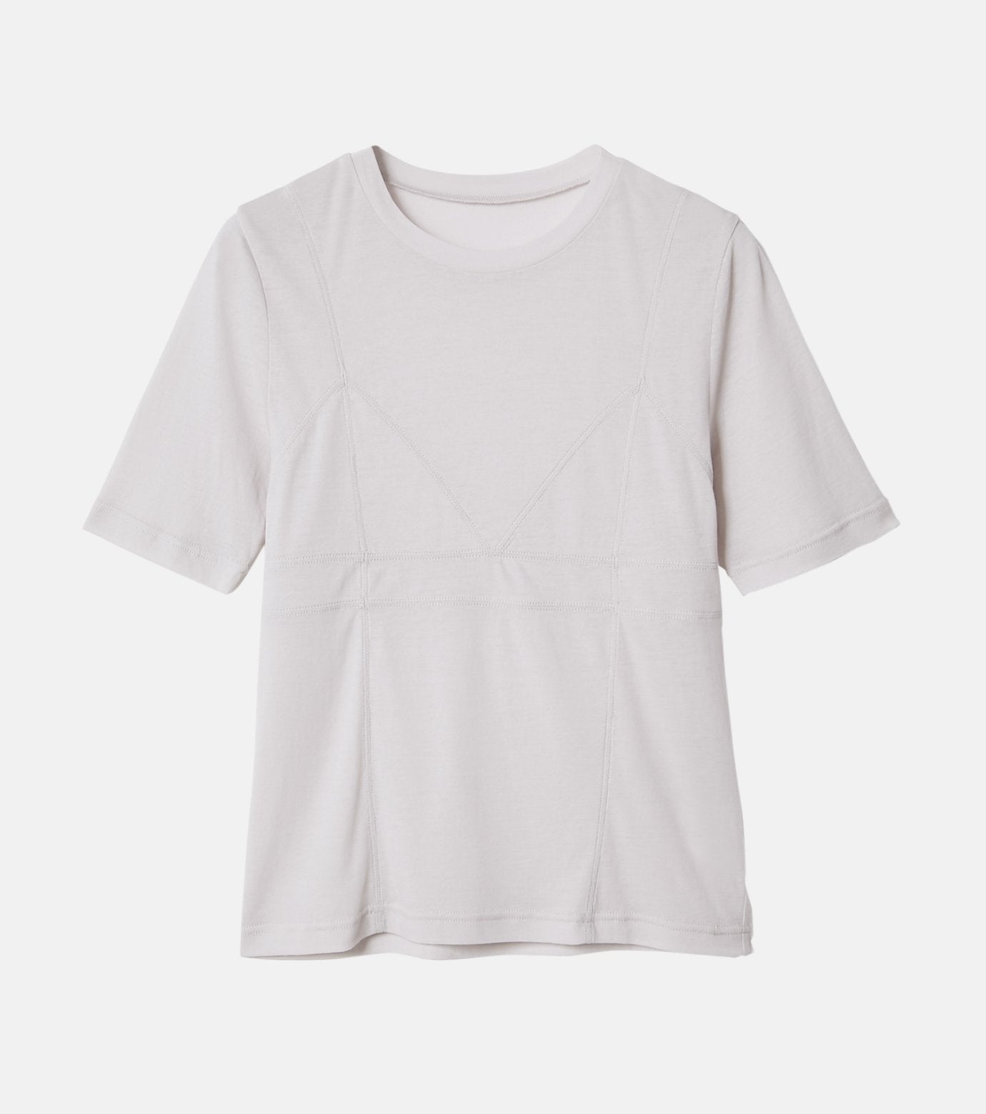 Semi Sheer Triangle Bra Jersey Top