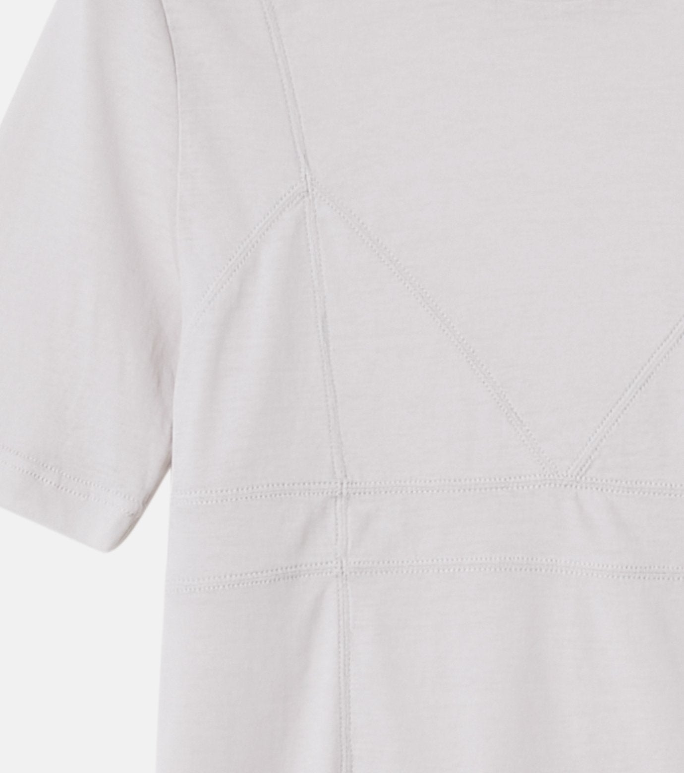 Semi Sheer Triangle Bra Jersey Top