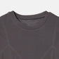 Semi Sheer Triangle Bra Jersey Top