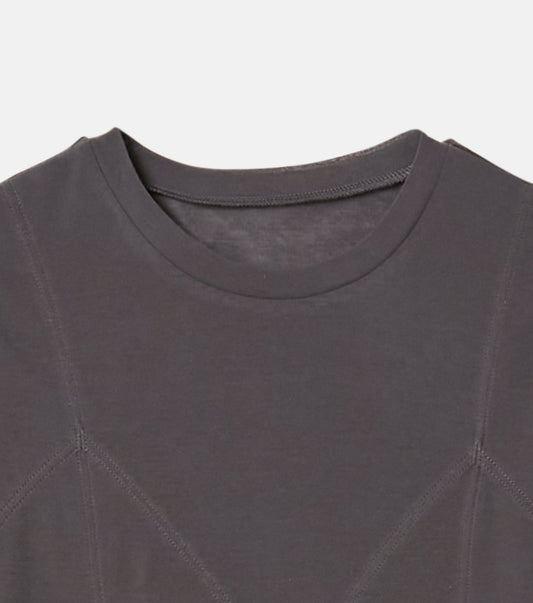 Semi Sheer Triangle Bra Jersey Top