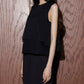 Chiffon x Cotton Tank Top
