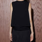 Chiffon x Cotton Tank Top