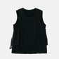 Chiffon x Cotton Tank Top