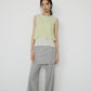 Chiffon x Cotton Tank Top
